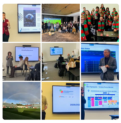 UAARE em trabalho na Cidade do Futebol