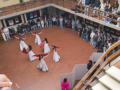 Comitiva italiana na Escola Secundária Gaia Nascente