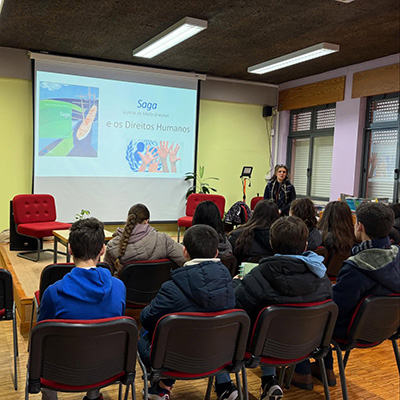 Leitura orientada de “Saga”, de Sophia de Mello Breyner Andresen, com o 8ºA
