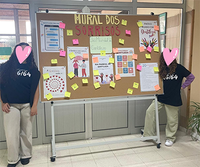 Mural dos Sorrisos — Mês da Gentileza