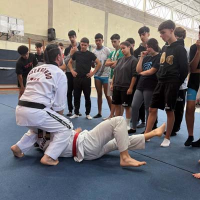  Workshop de Defesa Pessoal para os alunos do 10ºF | Técnico de Desporto