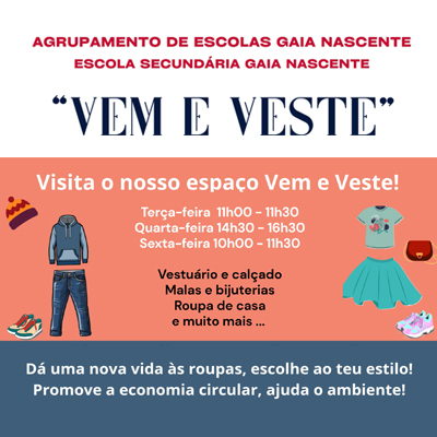 A sala Vem e Veste está de volta!